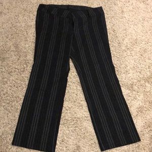 Striped dress pants